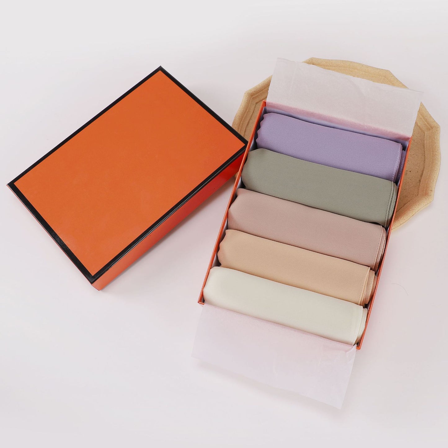 5-Pack gift scarf solid color pearl chiffon long scarf Middle East Africa headscarf Malaysia headscarf hijab