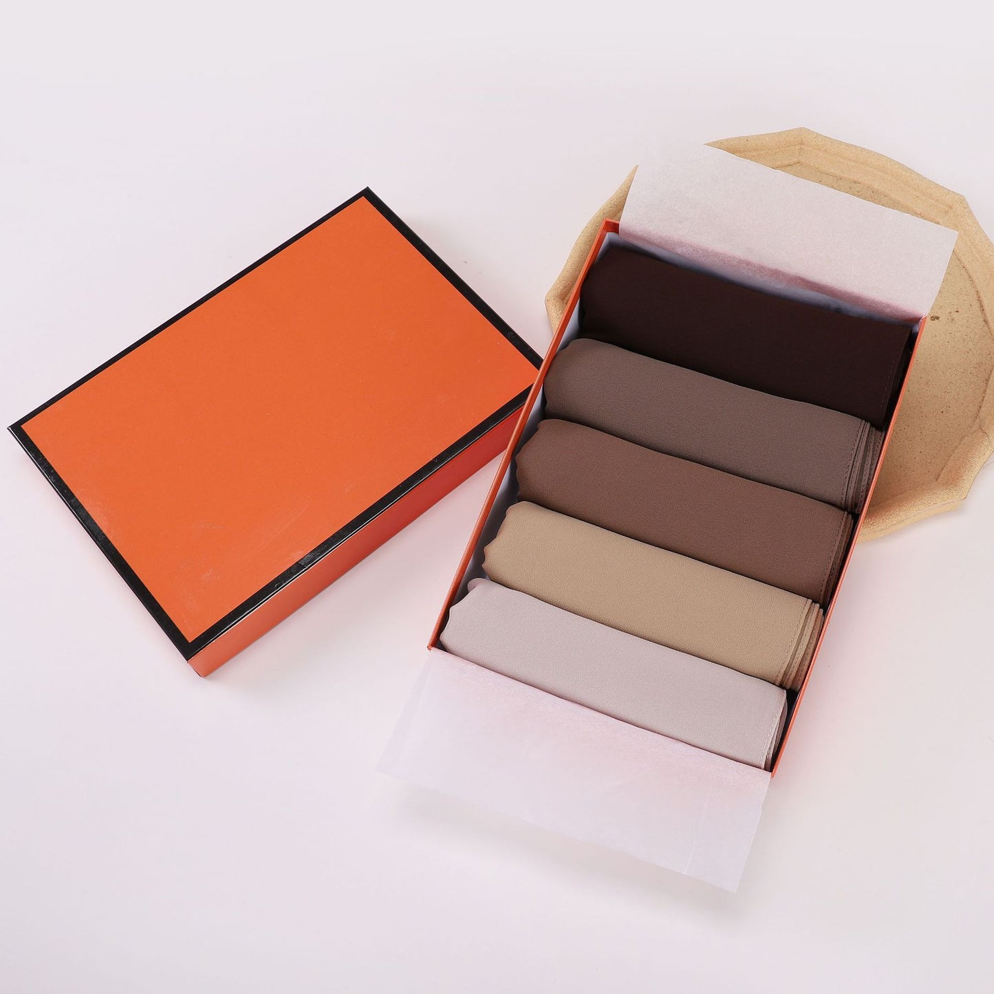 5-Pack gift scarf solid color pearl chiffon long scarf Middle East Africa headscarf Malaysia headscarf hijab