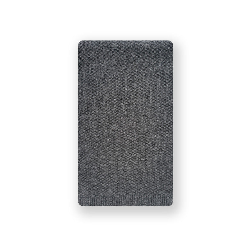 Selected 100% pure cotton wool osmanthus needle solid color scarf men's and women's winter simple classic wool scarf