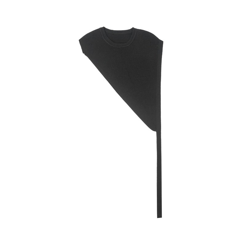 Mid-high Premium Spring, Summer and Autumn New Products Thin Outer Shirt Short Sleeve Triangle Knitted Shawl