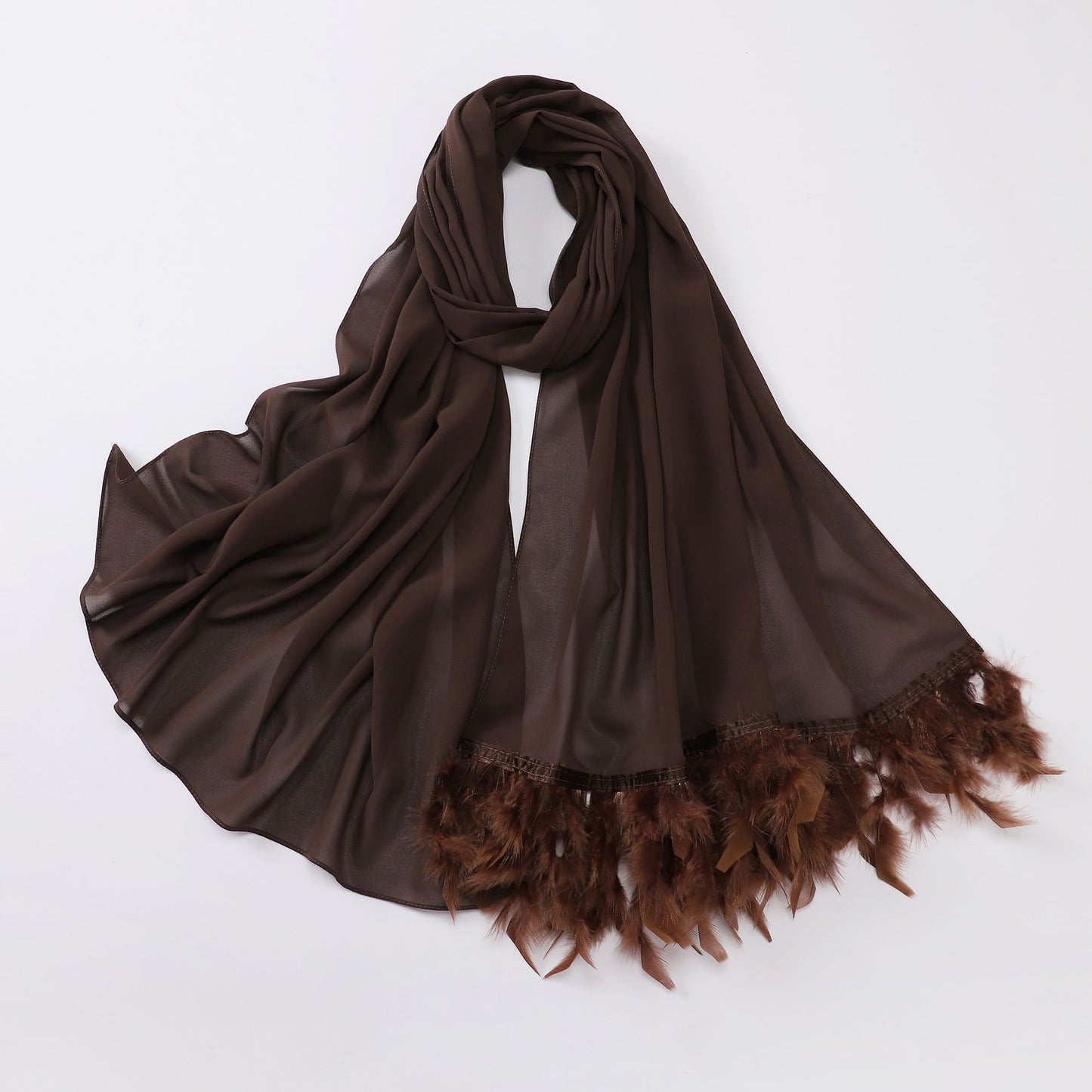 75D pearl chiffon malaysian headscarf yarn scarf turkey hair scarf middle east Africa hijab