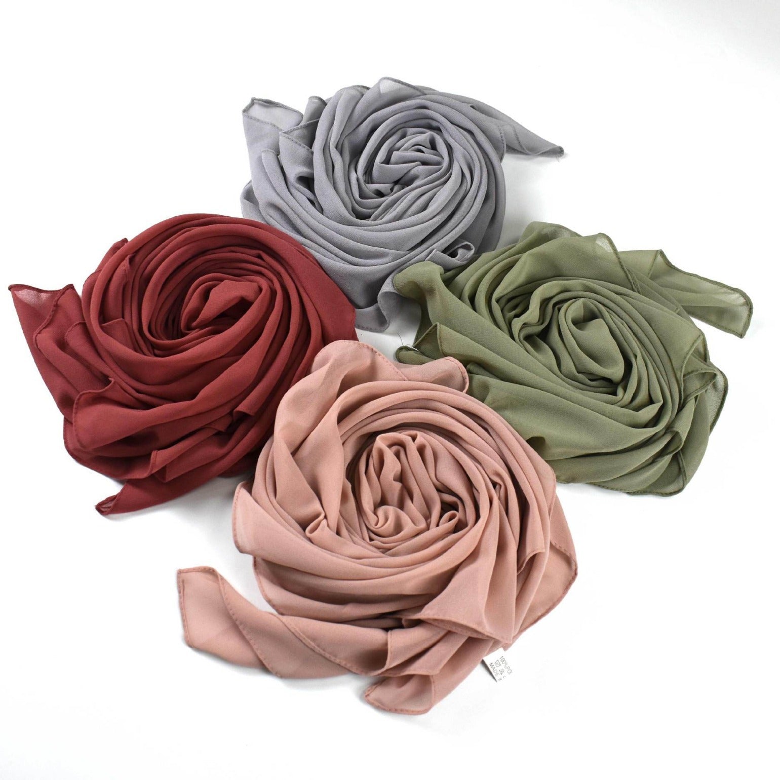 Pearl chiffon scarf 90 square scarf Middle East Africa headscarf fashion silk scarf  hijab