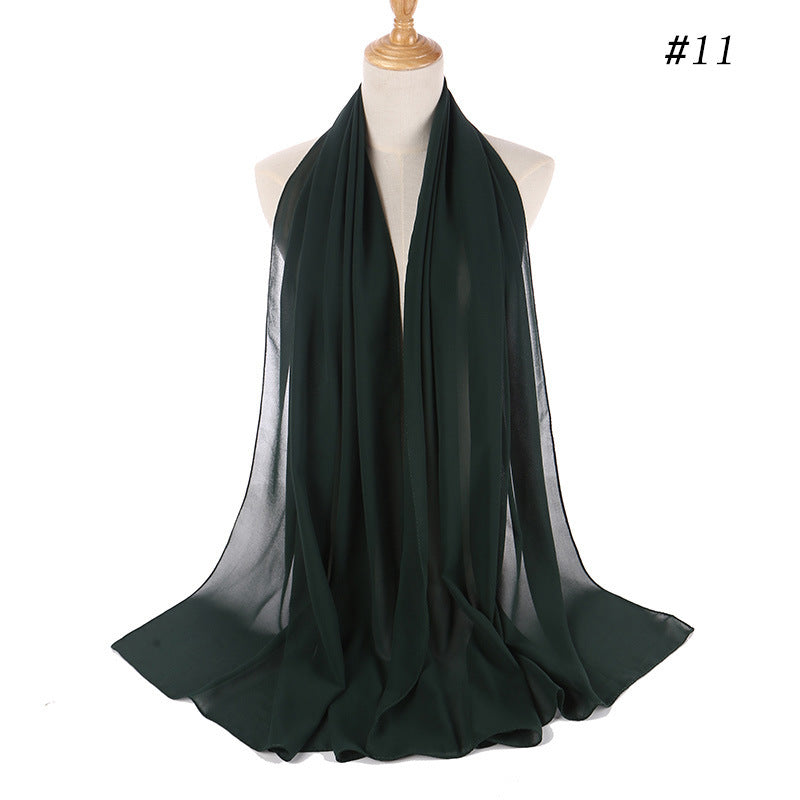 86 color pearl chiffon bubble headscarf, women's hijab scarf