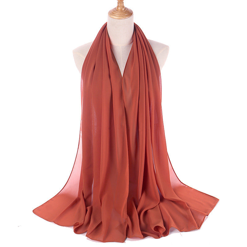 86 color pearl chiffon bubble headscarf, women's hijab scarf