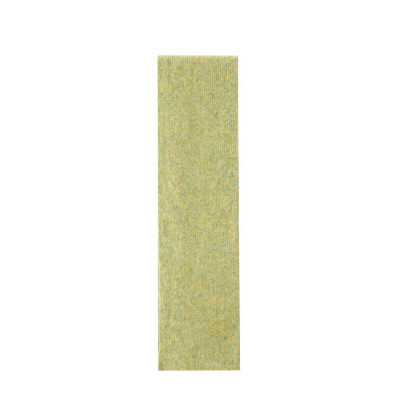2025 autumn and winter new high-end quality Korean men and women's flower-clipped wool knitted scarf