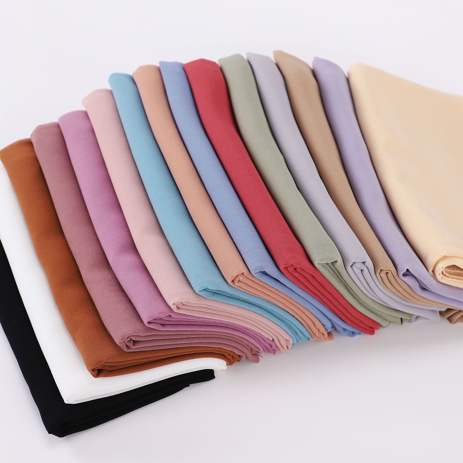 Pearl chiffon scarf 90 square scarf Middle East Africa headscarf fashion silk scarf  hijab