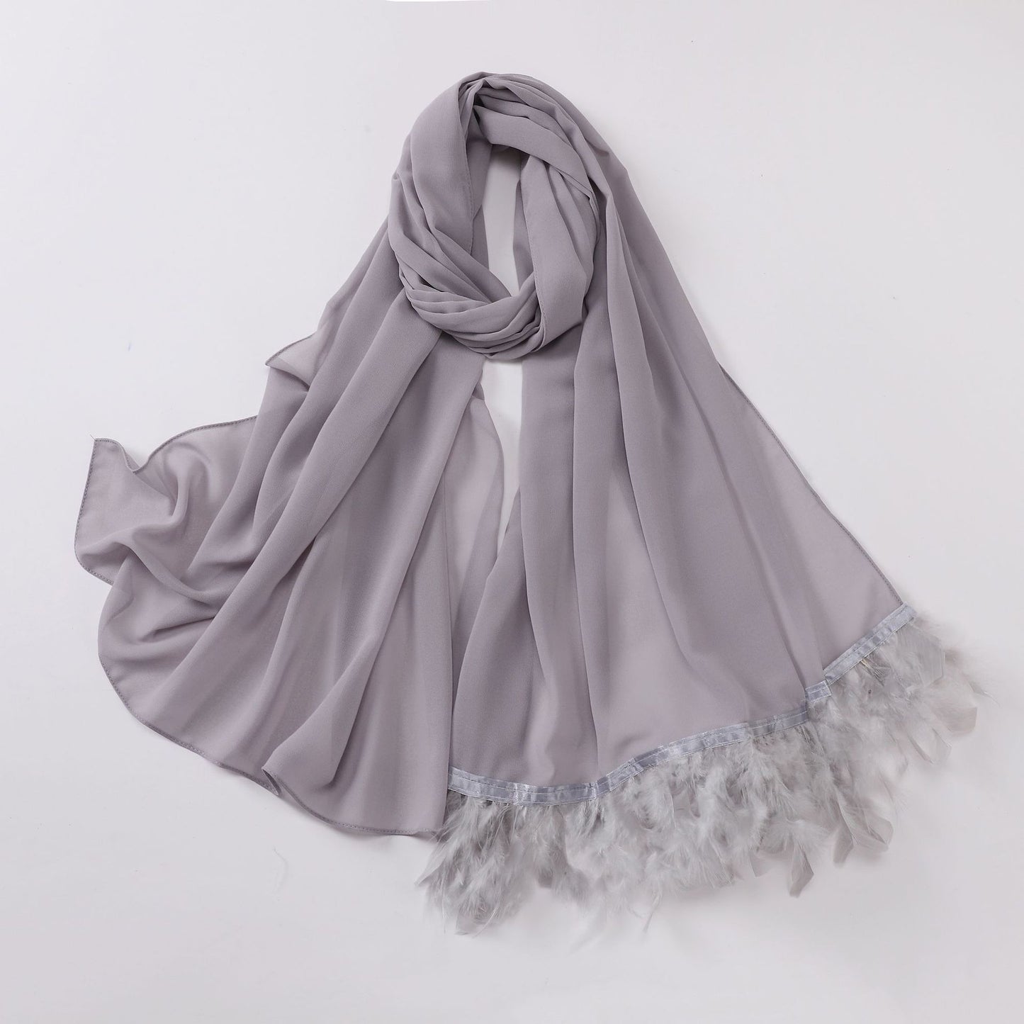 75D pearl chiffon malaysian headscarf yarn scarf turkey hair scarf middle east Africa hijab