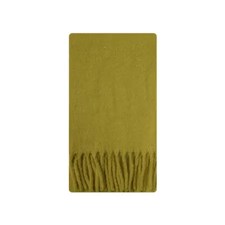 20% Wool Blend Solid Color Scarf Shawl – 220 × 30 cm detail