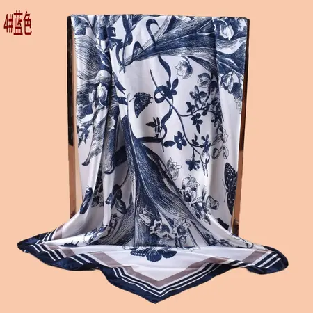 Printed Scarf Shawl – 90 × 90 cm detail