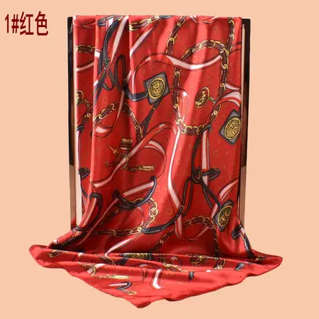 Printed Scarf Shawl – 90 × 90 cm detail