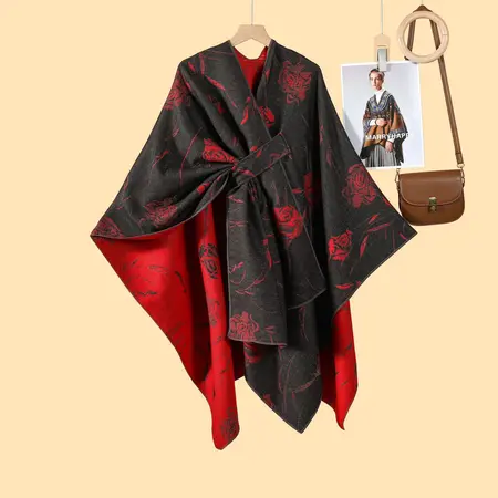 Women's Poncho – 130 × 150 cm