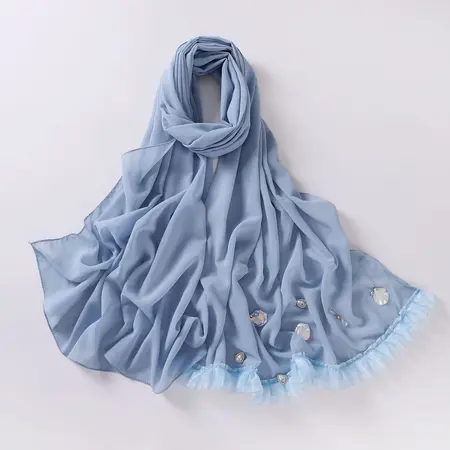 Chiffon Scarf Shawl detail