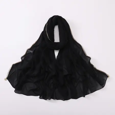 Chiffon Headscarf detail