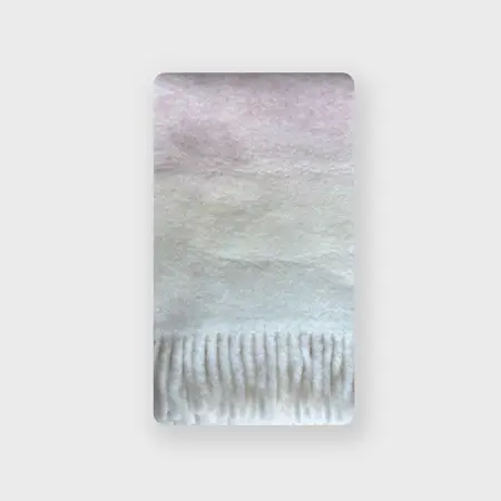 Women's Wool Blend Gradient Scarf Shawl – 220 × 30 cm detail