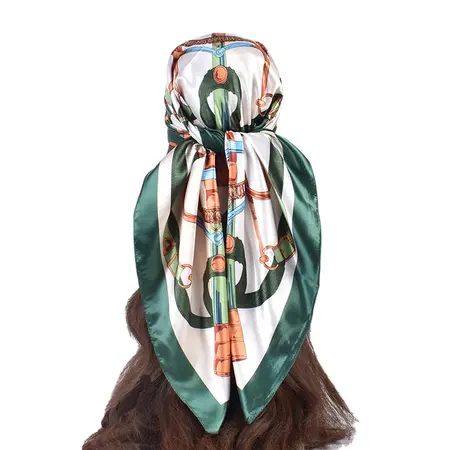 Printed Scarf Shawl – 90 × 90 cm detail