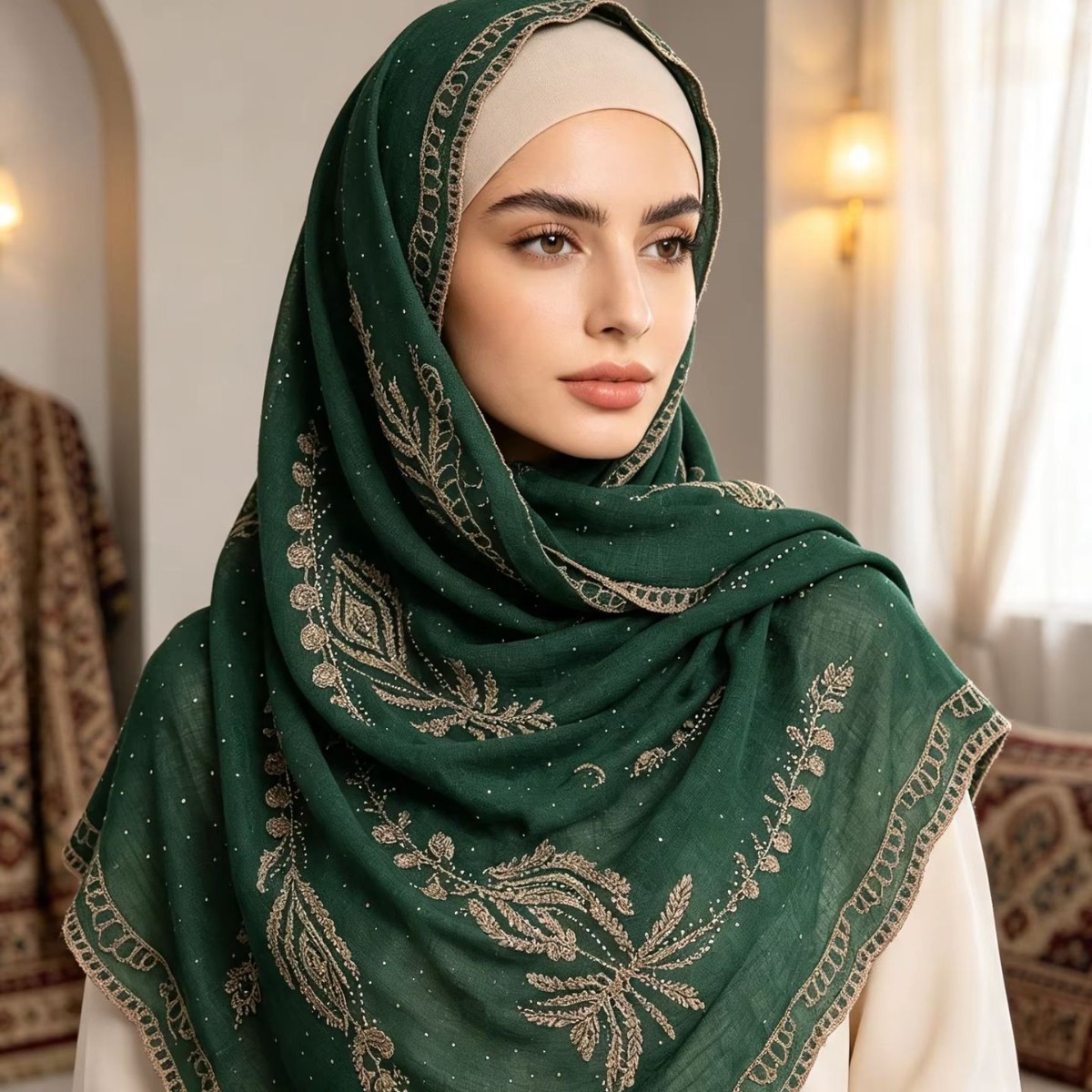 Embroidered Hijab