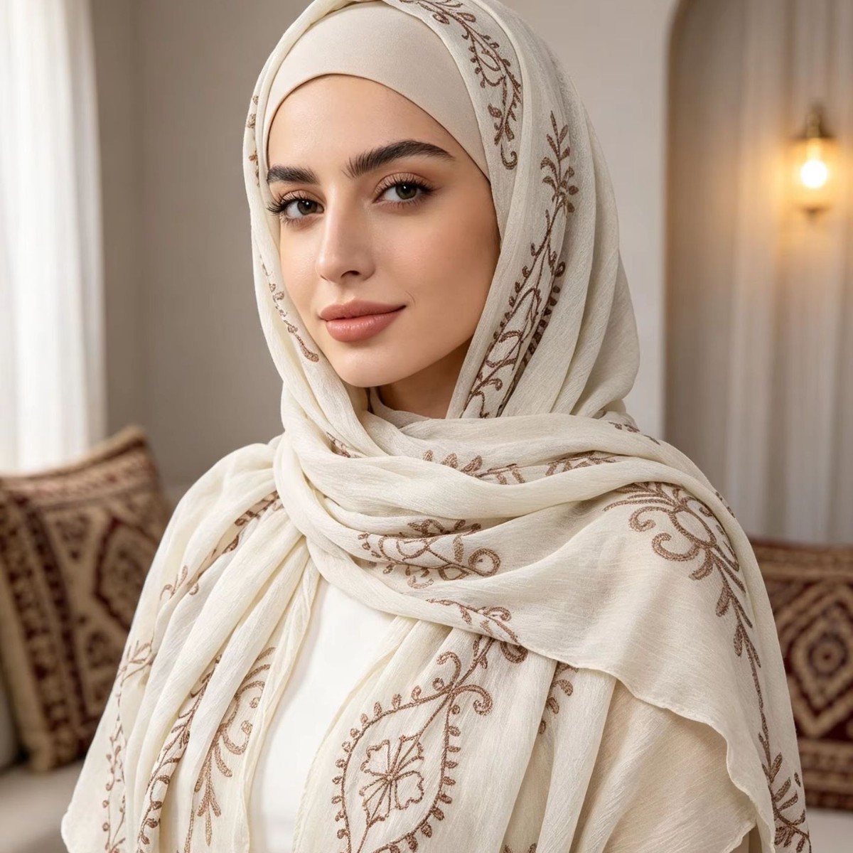 Embroidered Hijab
