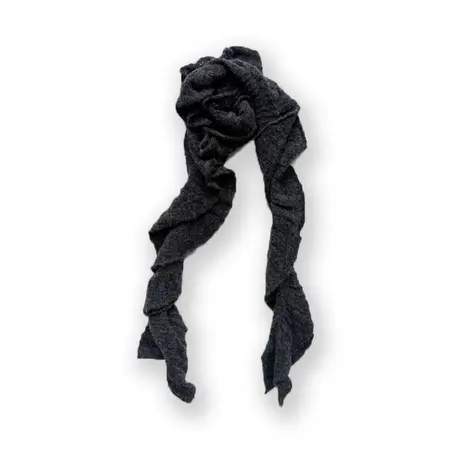Women's Wool Blend Knit Vintage Y2K Scarf Shawl – 180 × 8 cm detail