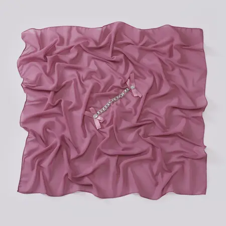 Chiffon Scarf Shawl detail