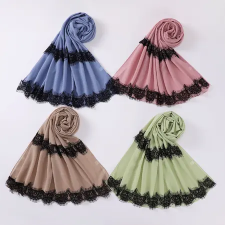 Chiffon Headscarf detail