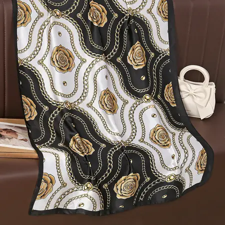 Silk Scarf Shawl – 90 × 180cm detail