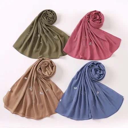 Chiffon Hijab detail