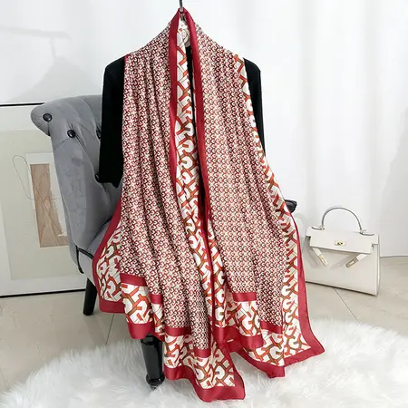 Geometric Printed Headscarf