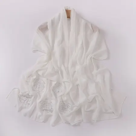 Chiffon Scarf Shawl detail