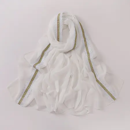 Chiffon Headscarf detail