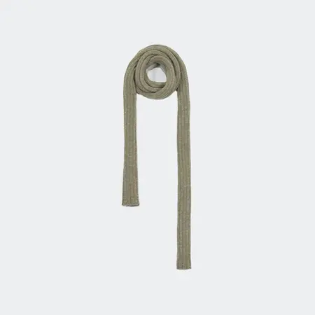 Women's Wool Lightweight Narrow Scarf Shawl – 240 × 4 cm detail