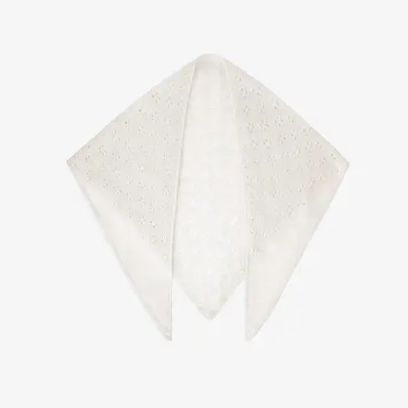 Women's 100% Wool Scarf Shawl – 130 × 50 cm detail