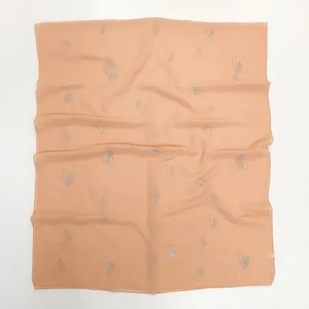 Chiffon Solid Color Scarf Shawl detail