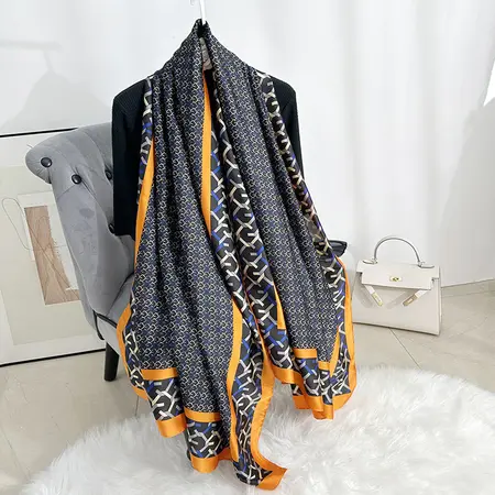 Geometric Printed Headscarf detail