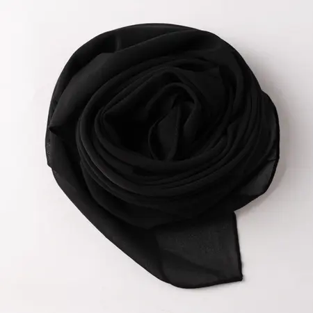Chiffon Solid Color Hijab detail