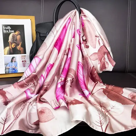 Floral Scarf Shawl – 90 × 180cm detail