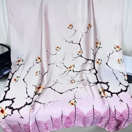 Silk Scarf Shawl – 90 × 180cm detail