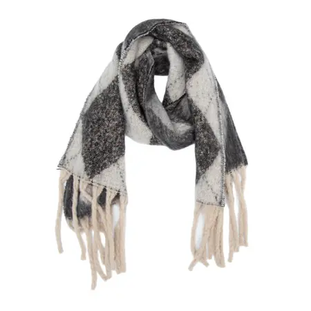 Jacquard Scarf Shawl – 185 × 40 cm + 15 cm fringe; 280 g per scarf detail