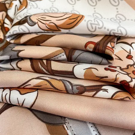 Women's Floral Scarf Shawl – 90 × 90 cm detail