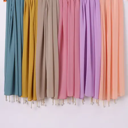 Chiffon Hijab detail