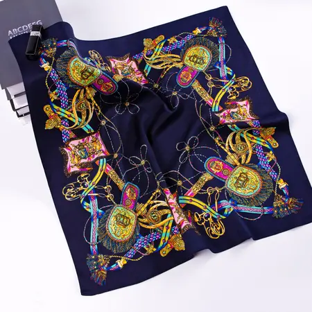 Printed Scarf Shawl – 60 × 60 cm