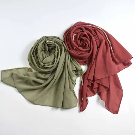 Chiffon Hijab detail