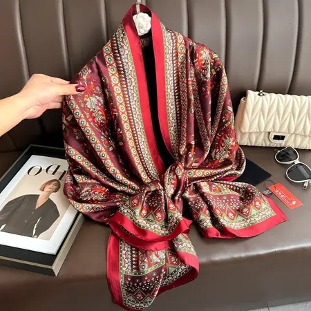 Printed Scarf Shawl – 90 × 180cm detail