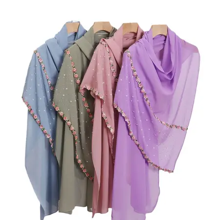 Chiffon Hijab detail