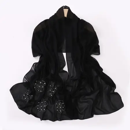 Chiffon Scarf Shawl detail