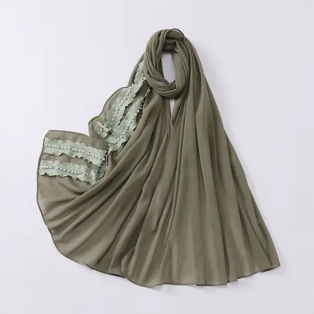 Chiffon Headscarf detail