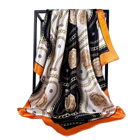 Printed Scarf Shawl – 90 × 90 cm