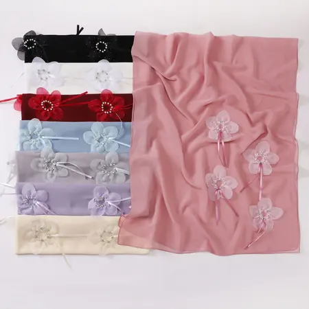 Chiffon Floral Hijab