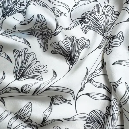 Silk Scarf Shawl – 90 × 180cm detail