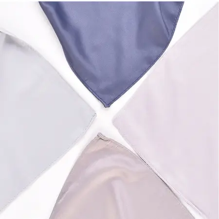 Silk Solid Color Scarf Shawl – 90 × 90 cm detail