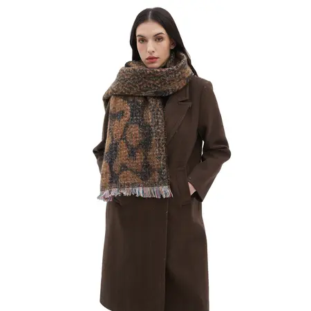 Unisex Jacquard Scarf Shawl – 190 × 40 cm detail